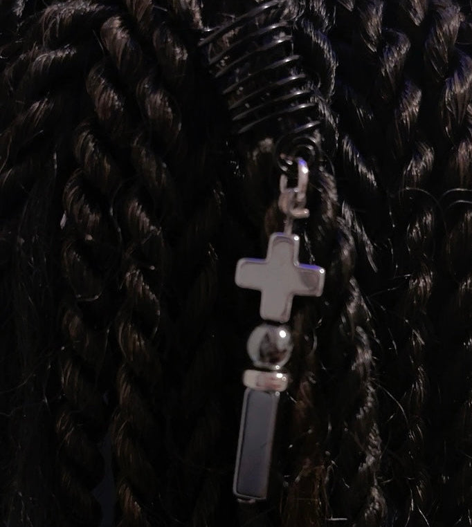 Hematite Loc Jewelry Piece