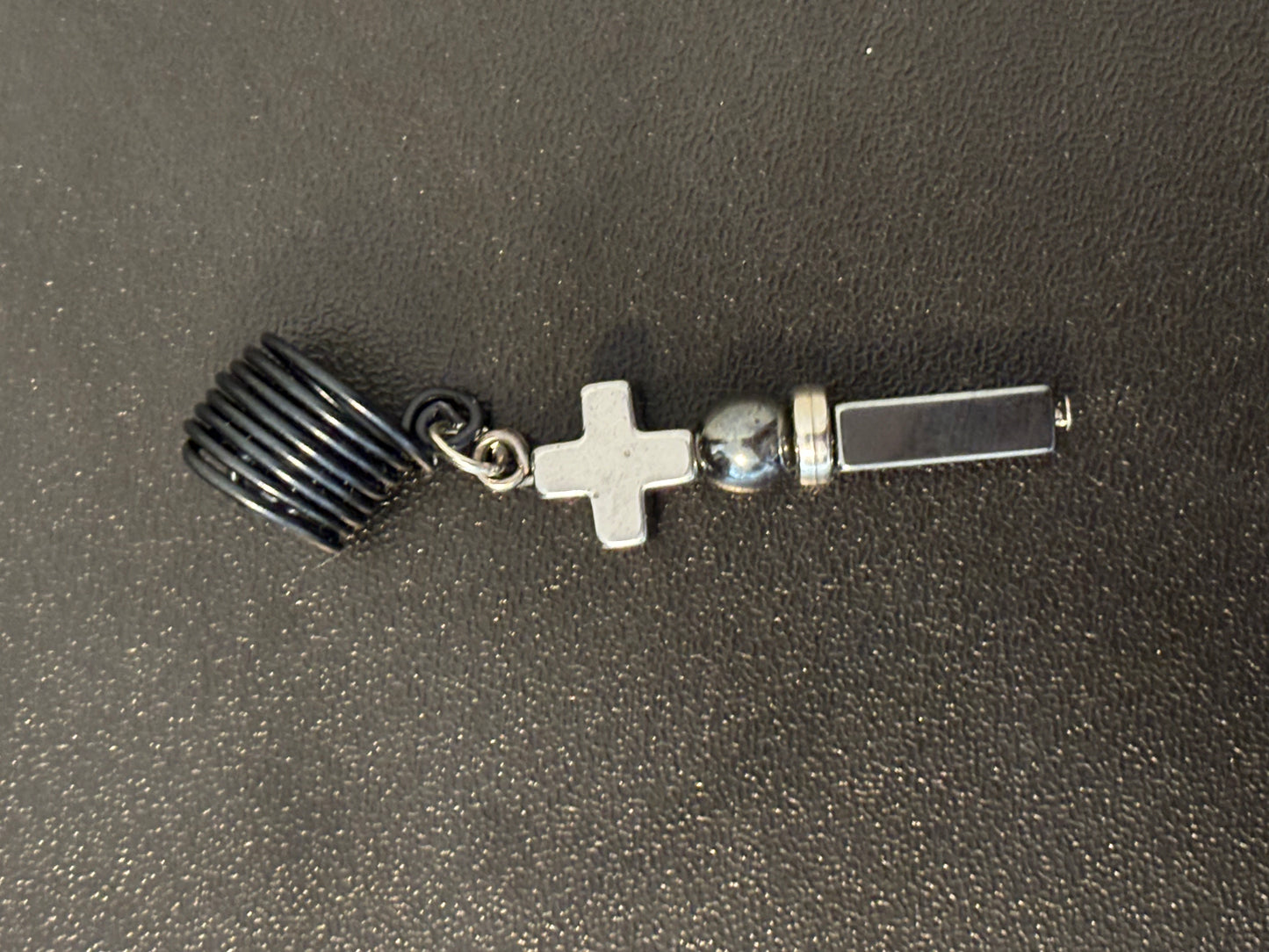Hematite Loc Jewelry Piece