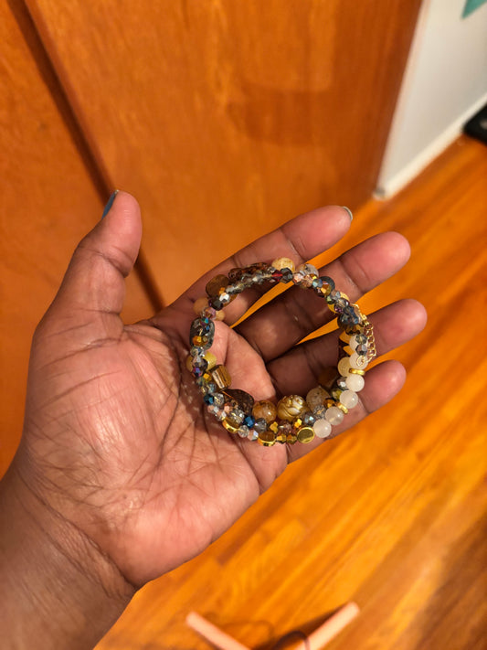 Wrap bead bracelet